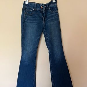 AEO Kick Boot Dark Wash Jeans